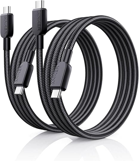 Anker USB-C to USB-C Cable (3ft, 240W, Upcycled-Braided)